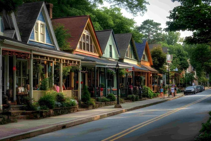 Virginia-Highland village neighborhood in Atlanta