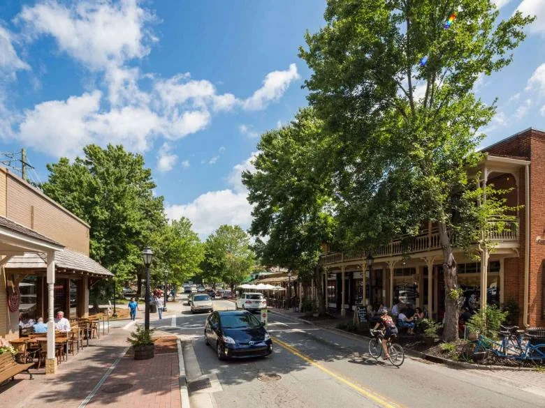 Roswell North Metro Atlanta suburban neighborhood