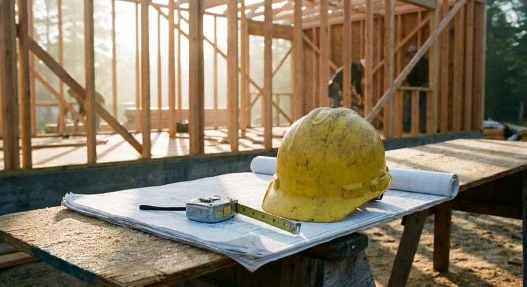 Building inspection during new home construction in Georgia
