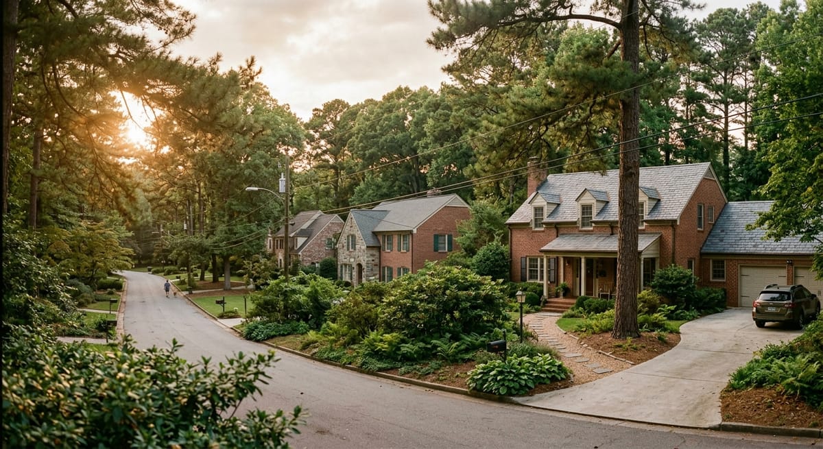 North Atlanta suburban neighborhood homes where rate-locked homeowners face the add-on vs moving decision in 2025